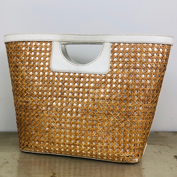 kate spade Handbags - Kate Spade Tortola 'Kei' Wicker Tote Bag
